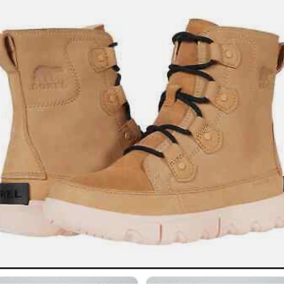 Sorel Explorer II Joan Sport Boot Women's Size 10 Buff Canoe Waterproof NL4458 - Picture 1 of 6